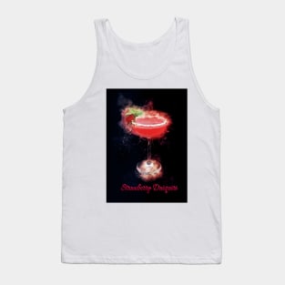 Strawberry Daiquiri Drink Happy Hour Party Tank Top